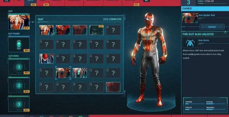 Marvel's Spider-Man Suits