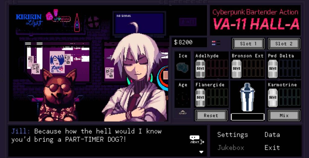 VA 11 HALL A Cyberpunk Bartender Action But Why Tho 2