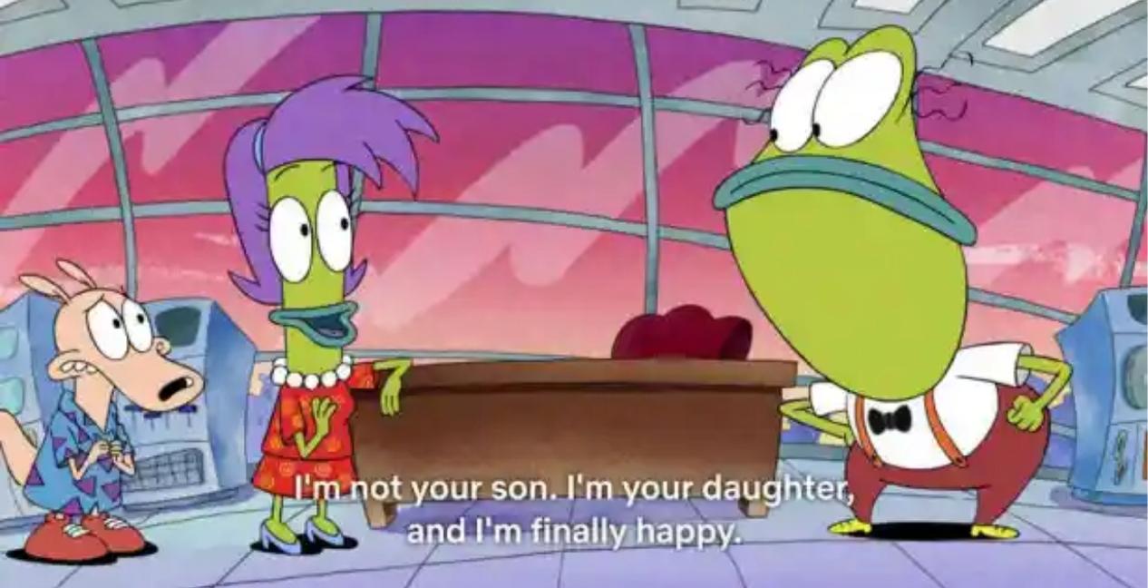 Rocko's Modern Life Static Cling promotional stilll from Netflix