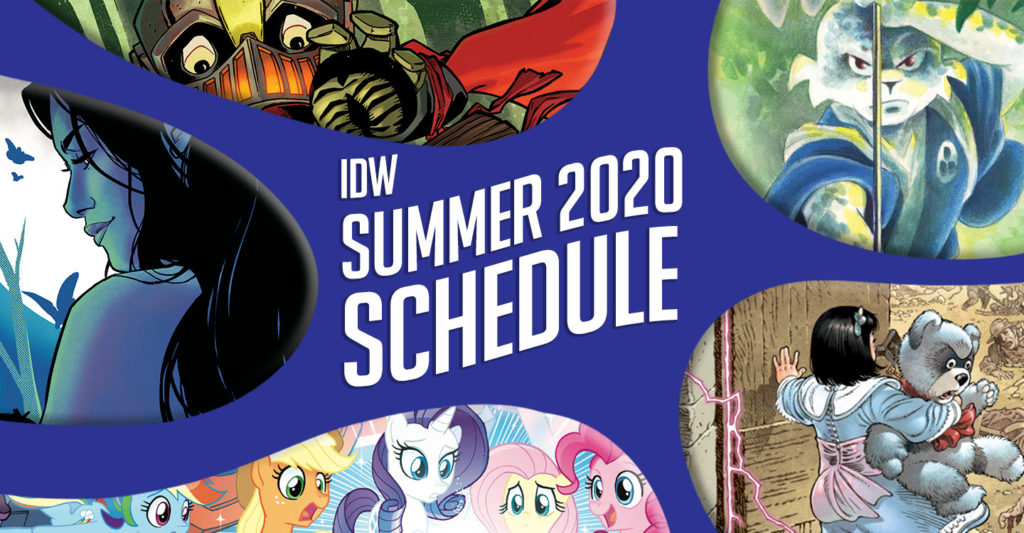 IDW Reveals Comic Book Direct Market Publishing Schedule for Summer 2020