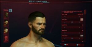 Cyberpunk 2077's Character Creator