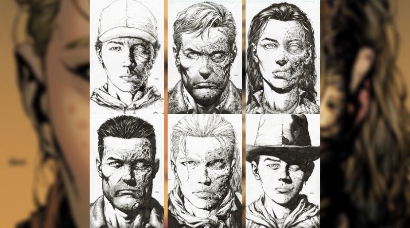 The Walking Dead Deluxe #1-6