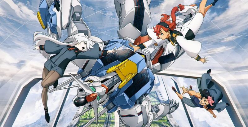 suletta mercury, miorine rembran, and guel jeturk (gundam and 1