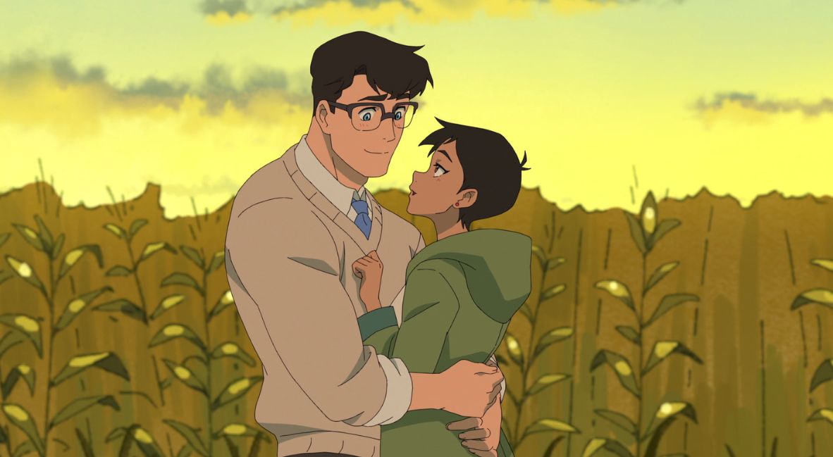 Clark and Lois together in My Adventures with Superman Episode 7