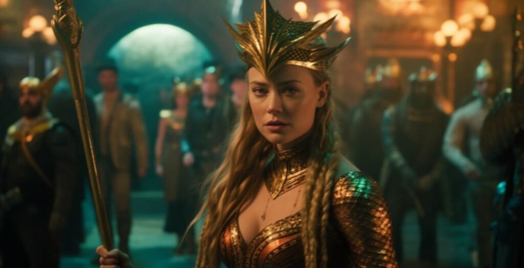 Amber Heard in Aquaman and the Lost Kingdom