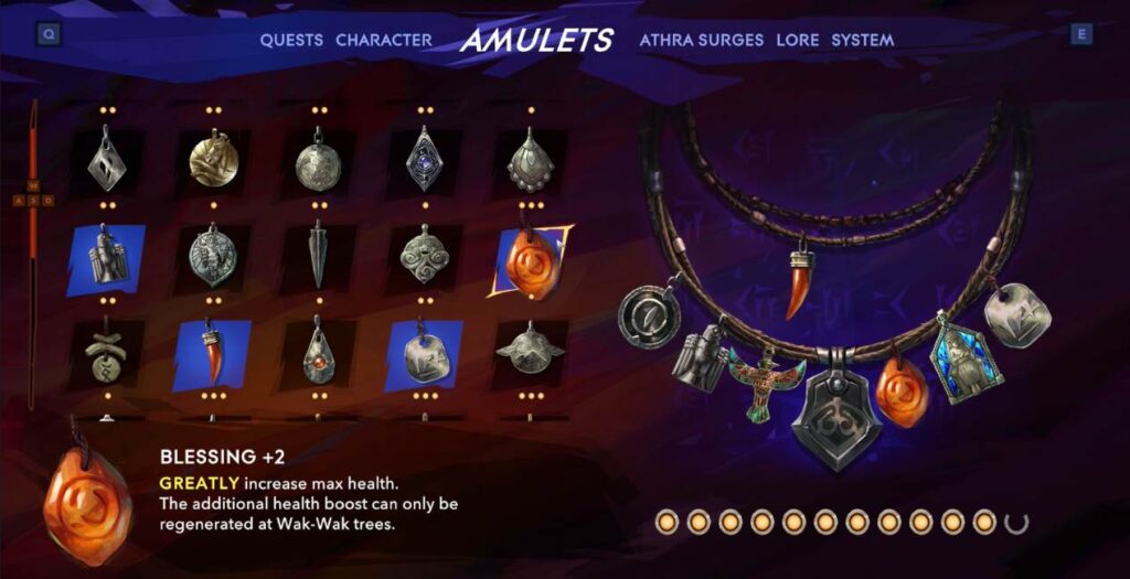 Prince of Persia: The Lost Crown Amulets - Blessing