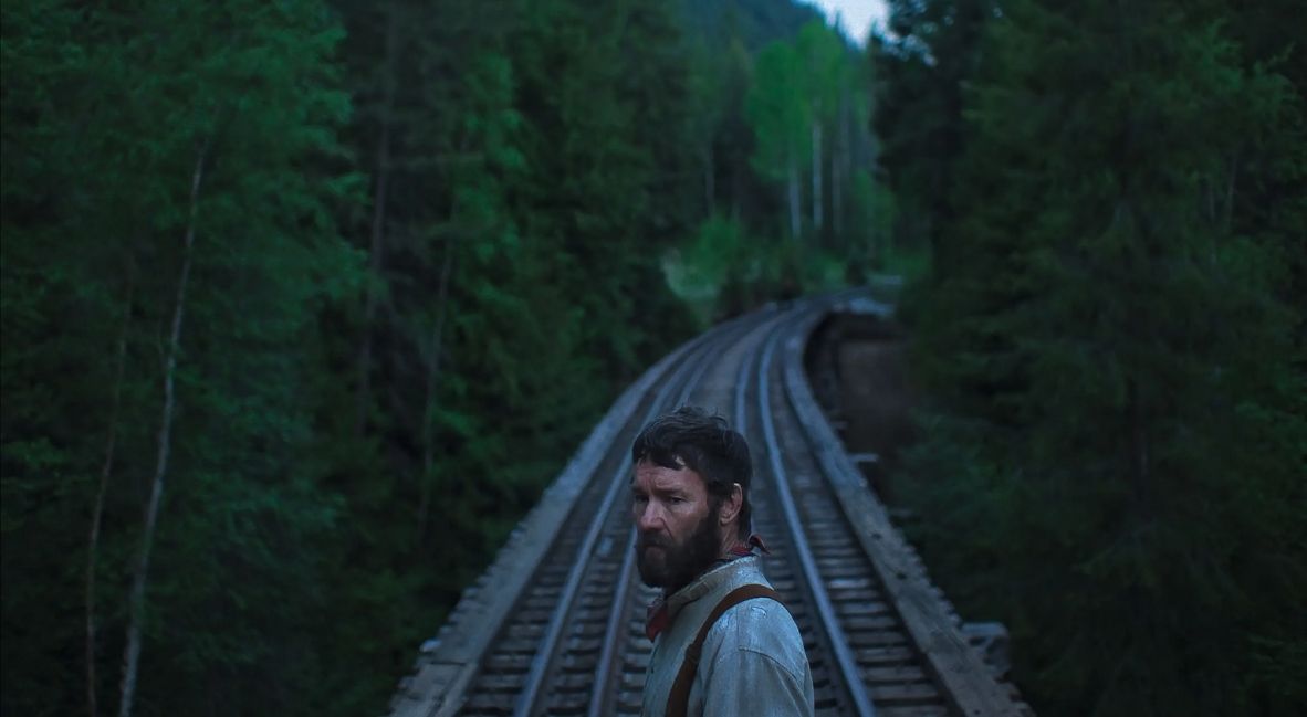 Joel Egerton in Train Dreams still from Netflix - The Top Movies of 2025