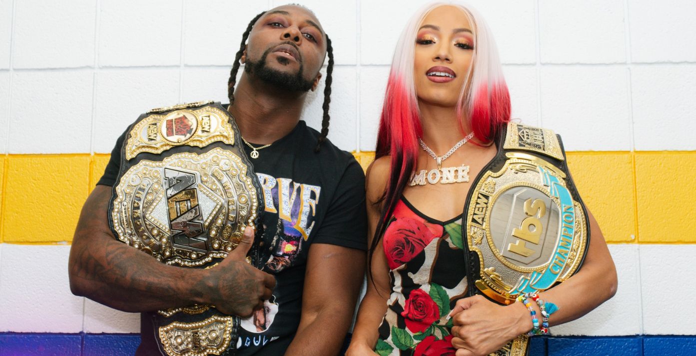 AEW Wresters Swerve and Mercedes - AEW Has The Best Representation for Black Wrestlers