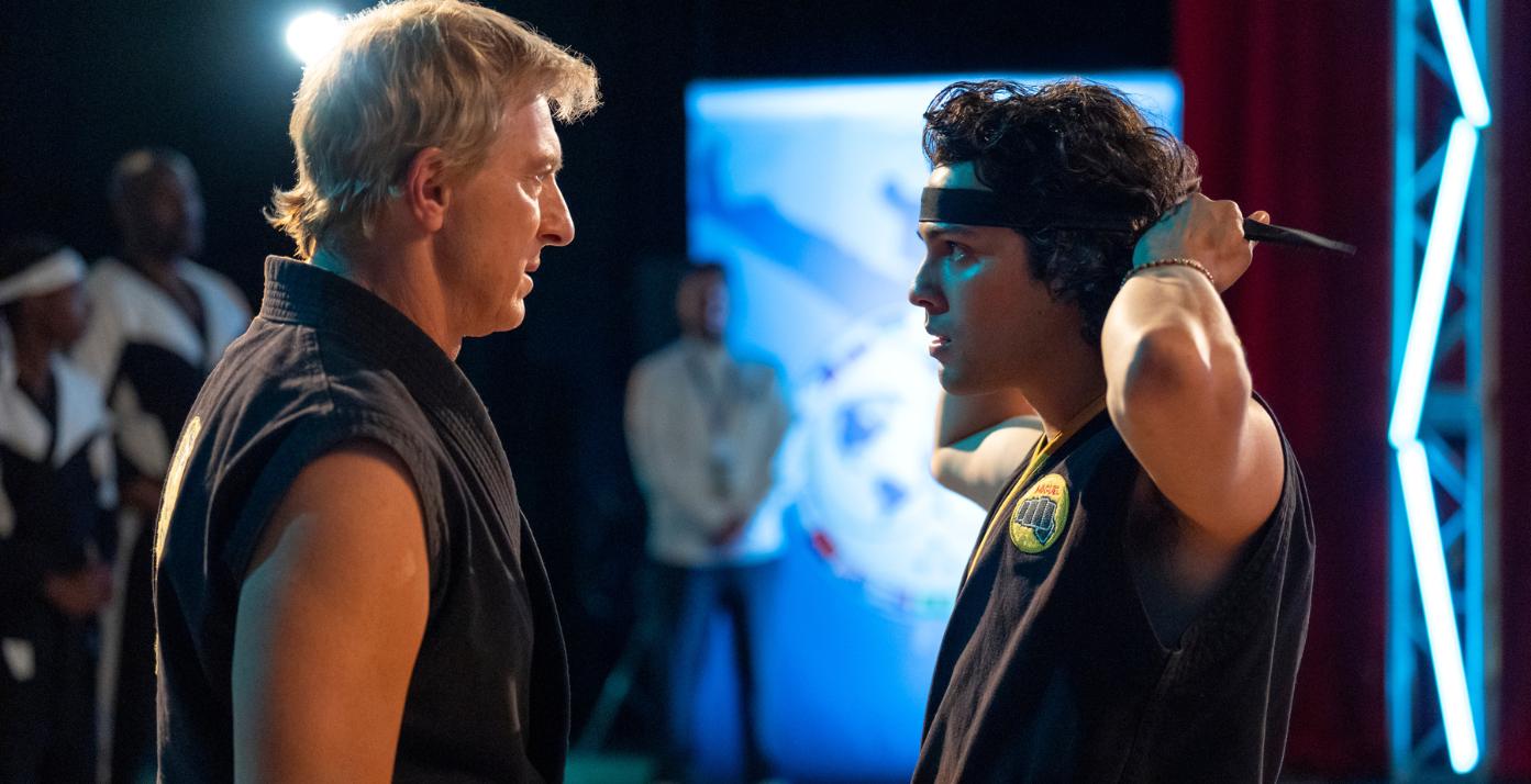 Johnny Lawrence and Miguel Diaz in cobra Kai Season 6 Part 3 From Netflix