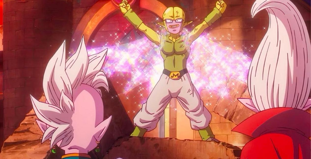 Scene of triumph from Dragon Ball DAIMA Episode 20