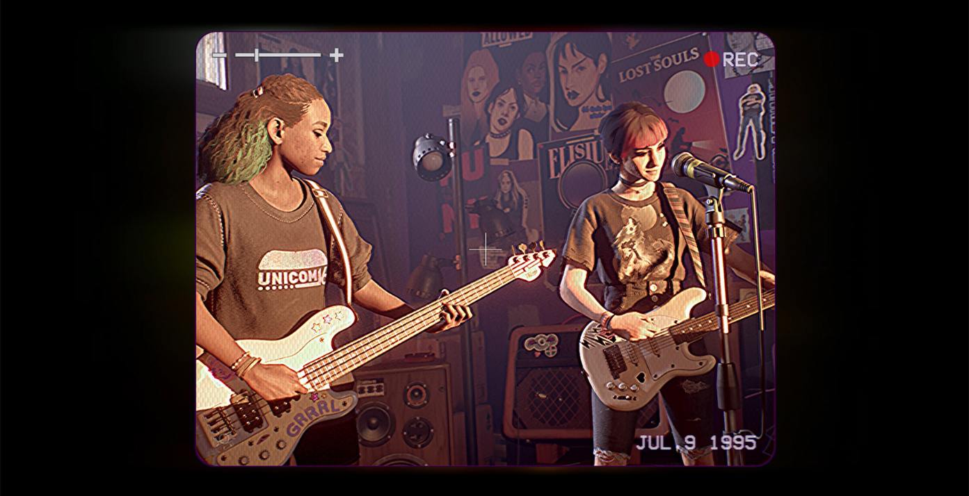 Game still of autumn and Nora from Don't Nod's Lost Records Bloom & Rage - Tape 1 Bloom