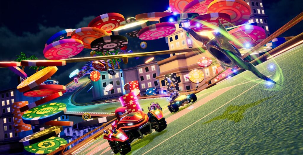Still from Sonic Racing CrossWorlds game