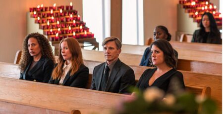 REVIEW: ‘Yellowjackets’ Season 3 Accelerates A Fierce Tension Tawny Cypress, Lauren Ambrose, Warren Kole and Melanie Lynskey in Yellowjackets Season 3