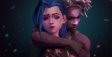 Stromae and Pomme Revive Arcane Anthem in New Music Video Still from Stromae and Pomme's "Ma Meilleure Ennemie" Arcane music video