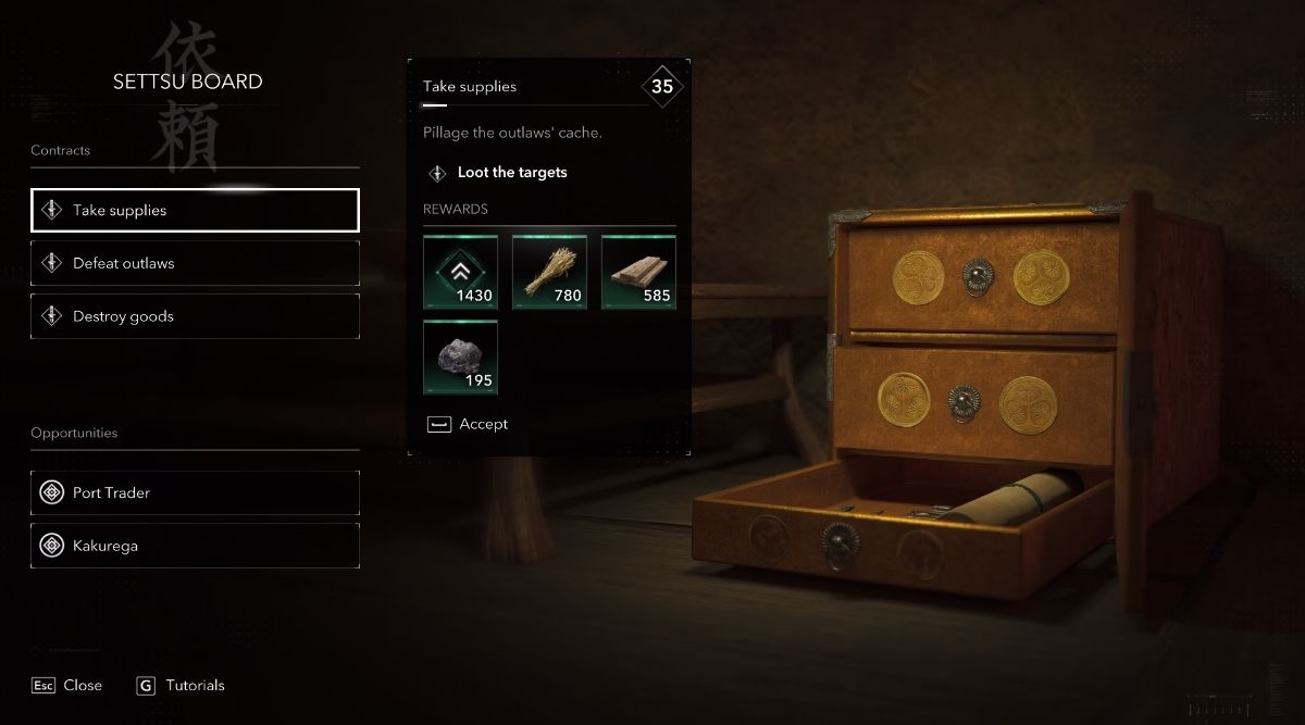 Assassin's Creed Shadows Contracts