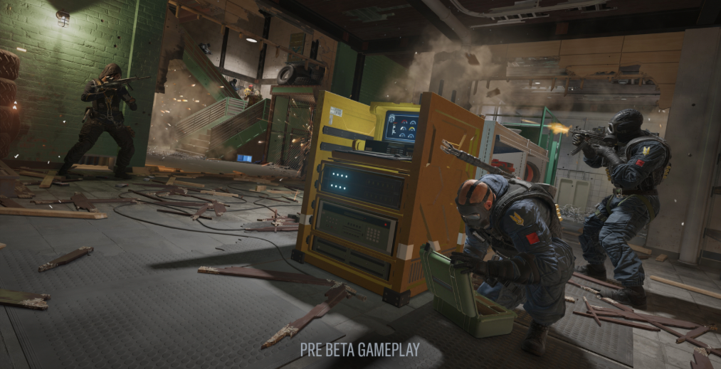 Teams engage in combat in Rainbow Six Siege