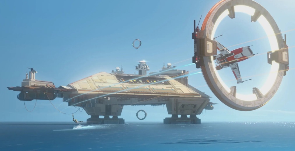 A scene from Star Wars Resistance.