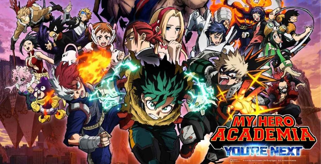 My Hero Academia: You're Next key art