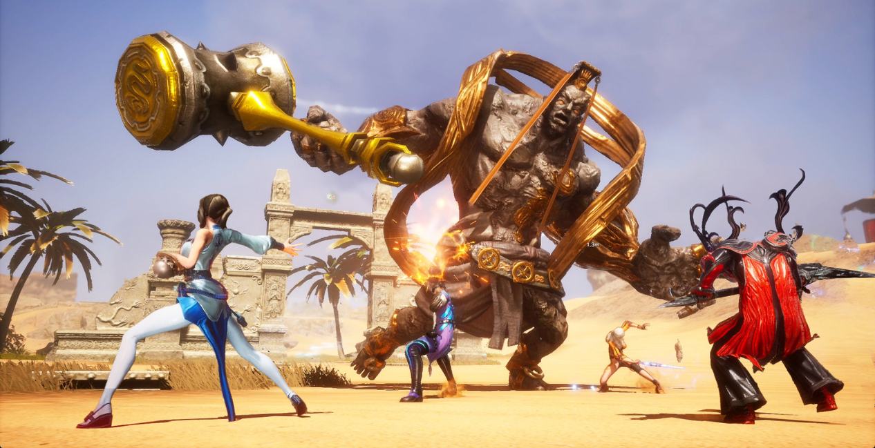 NC America's CEO Discusses The Expansion of Korean Games, Blade & Soul Neo, And More 4 NC America's Blade & Soul Neo boss battle screenshot.