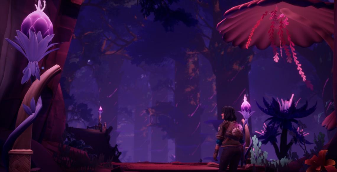 Palia Elderwood DLC Expansion demo still.