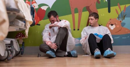 REVIEW: The Pitt Episode 14 — “8:00 P.M.” Robby and Whitaker in The Pitt Episode 14