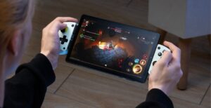 X5 Lite Mobile Controller in use