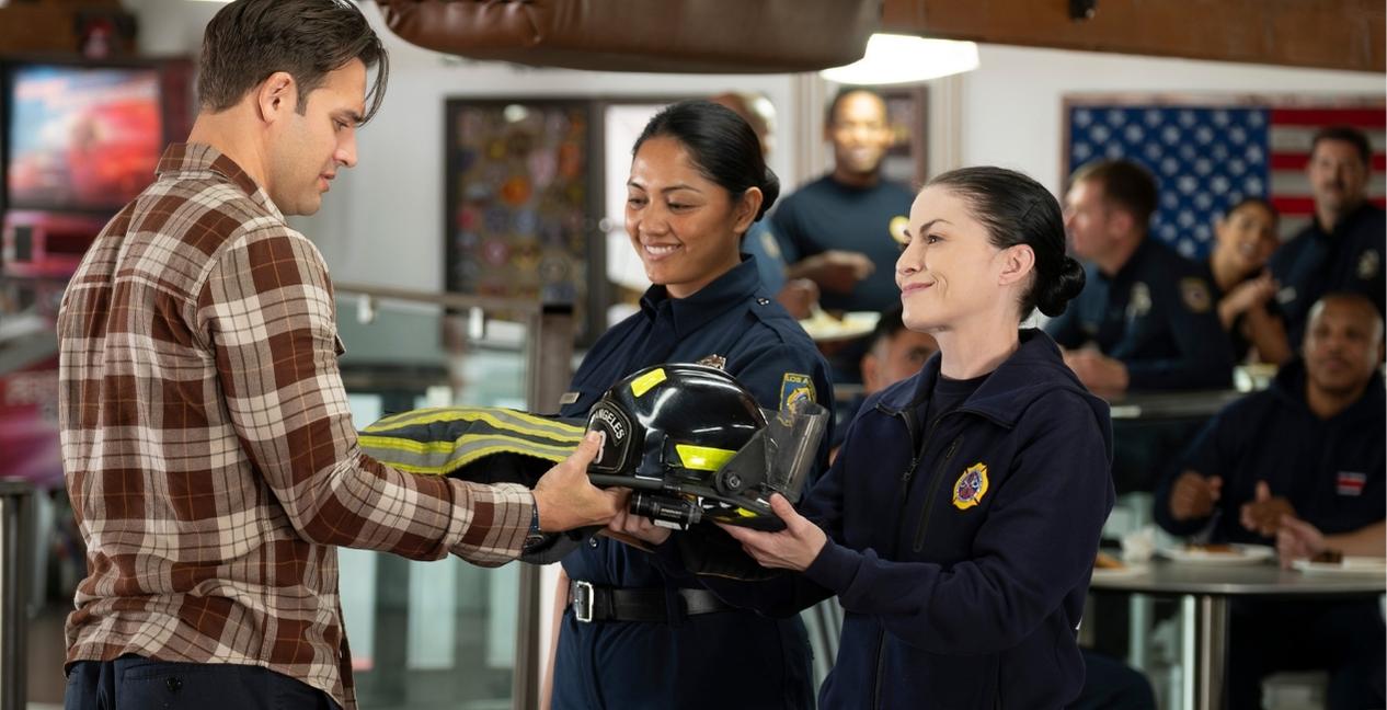 Ryan Guzman in 9-1-1 Season 8 Episode 18