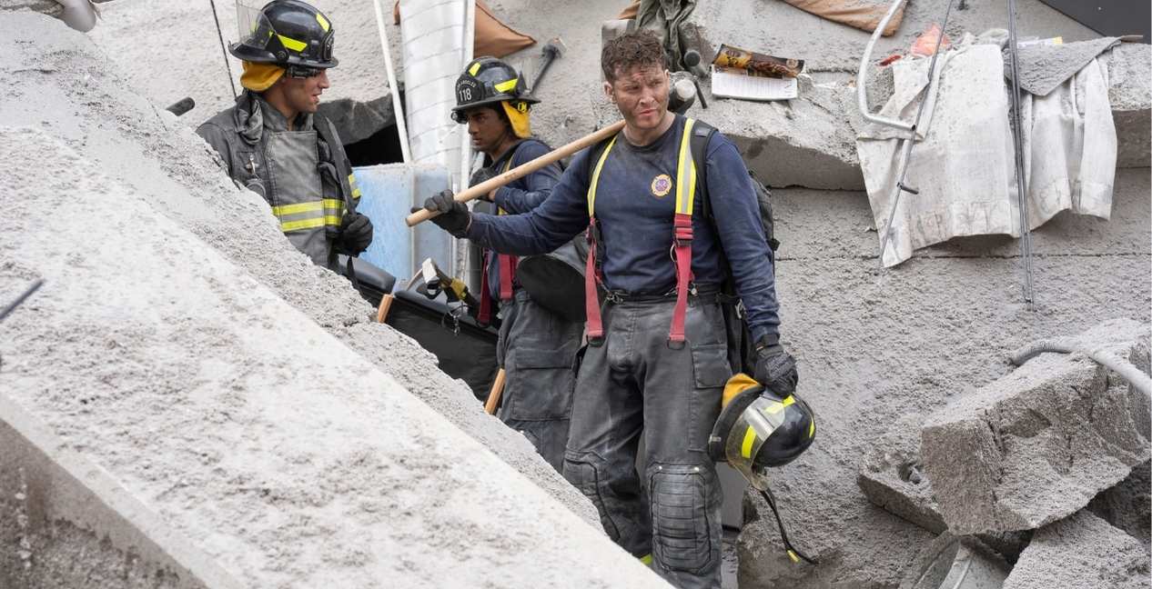 Oliver Stark in 9-1-1 Season 8 Episode 18