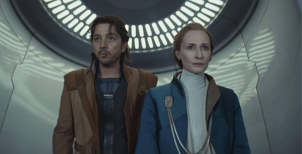 Cassian and Mon Motthma in Andor Season 2 Episode 7-9