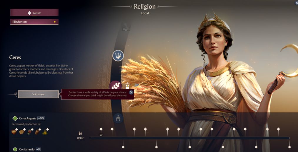 Anno 117: Pax Romana Ceres Religion screenshot