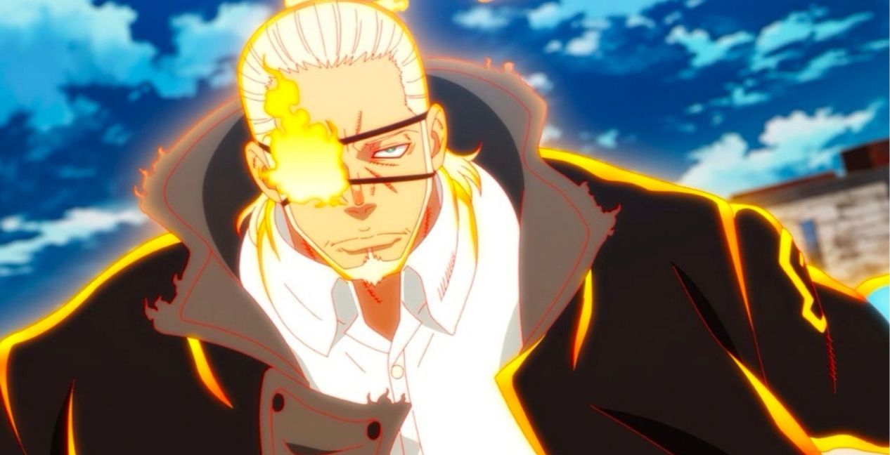 Burns in Fire Force Season 3 Episode 5