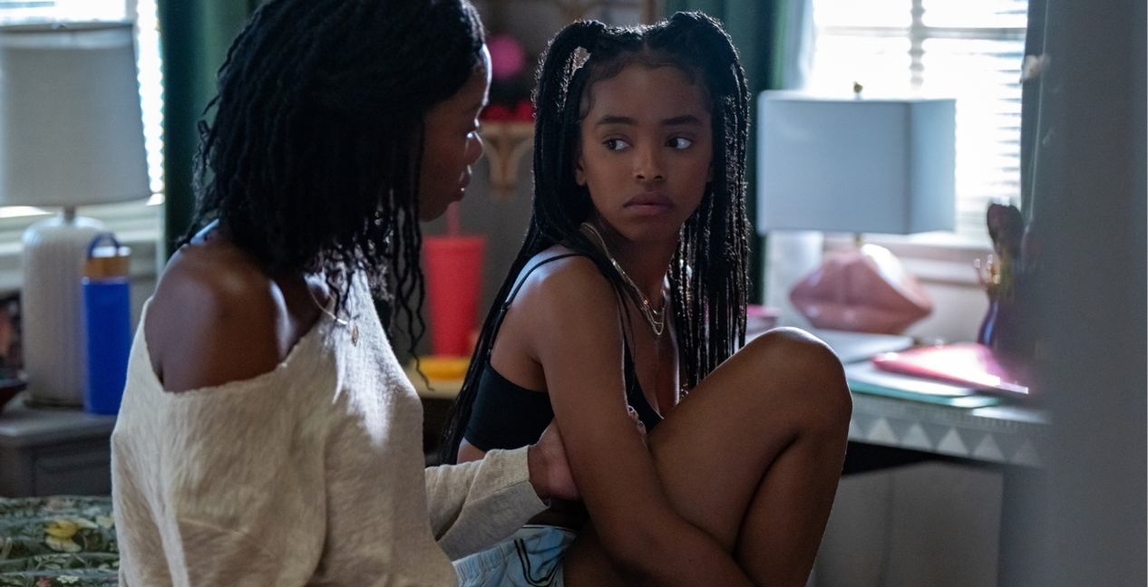 Keisha and her mother in Judy Blume's Forever (2025) promotional image from Netflix