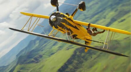 REVIEW: ‘Mission: Impossible — The Final Reckoning’ Is A Great Movie But Not For The Franchise Mission: Impossible — The Final Reckoning promotional image with Tom Cruise hanging from an upside down analog plane