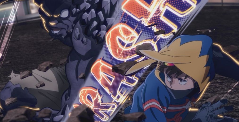 Koichi fights the Instant Hardening Villain 