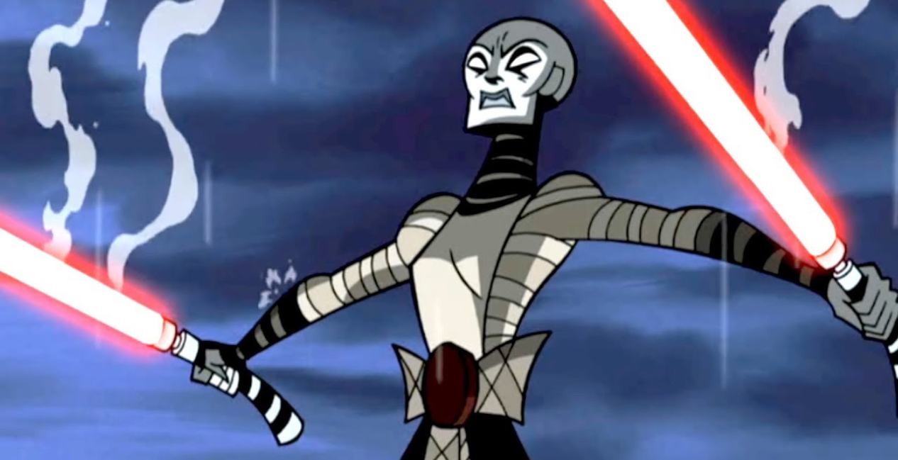 Asajj Ventress in the original Clone Wars
