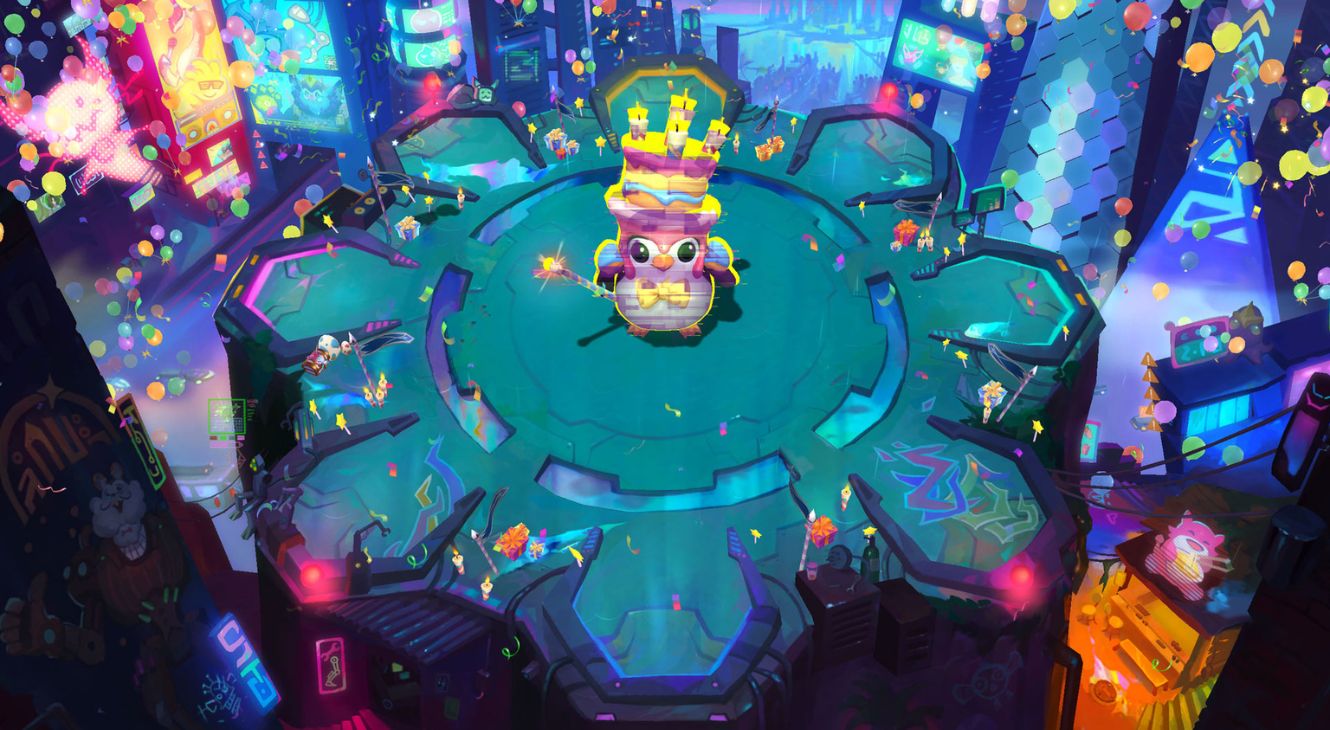 Teamfight Tactics 6-year anniversary Pengu's Party Reward