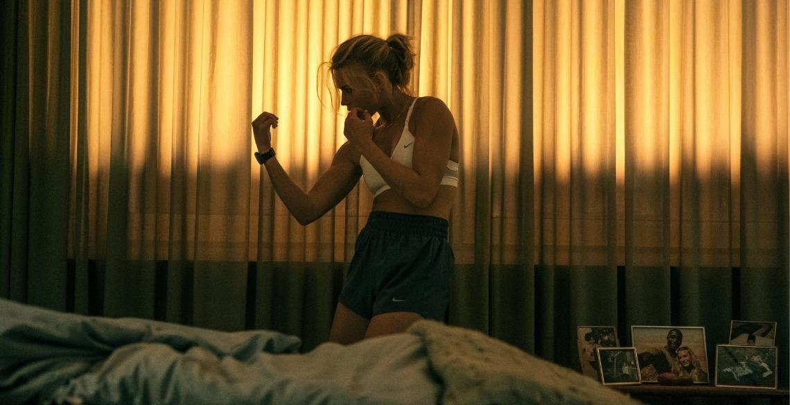 Jeanne Goursaud as Sarah in Netflix Original Film The Exterritorial 