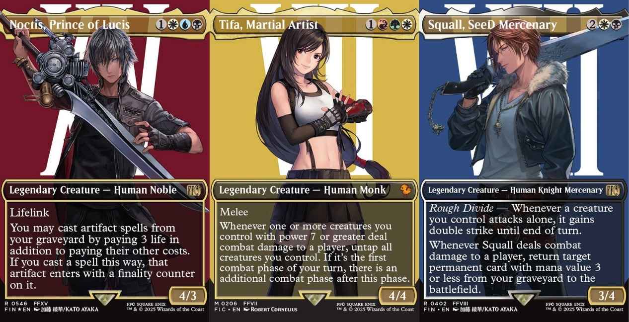 MTG Final Fantasy Set Cards