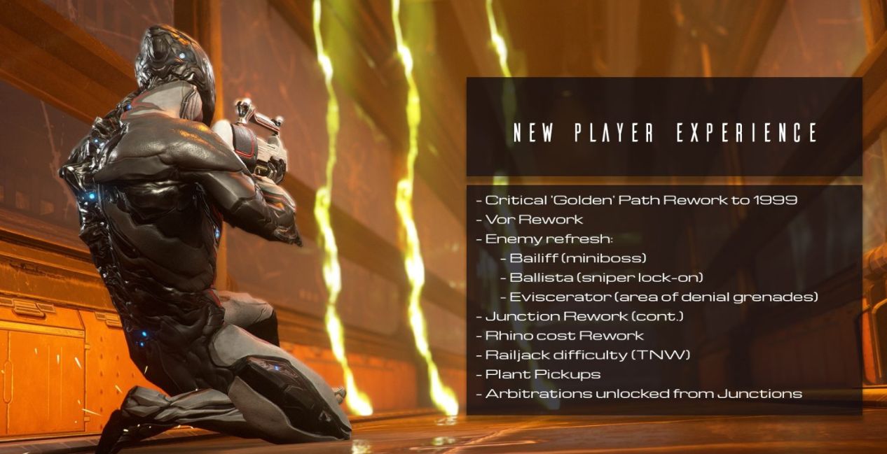 Information about new player experience from Digital Extremes' Warframe panel at PAX East 2025 