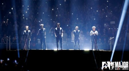 The Mongolz Say Their Success Is All Thanks To The Team, Not Just One Star Mongolz at the Blast.tv Austin Major 2025 semi-final entrance