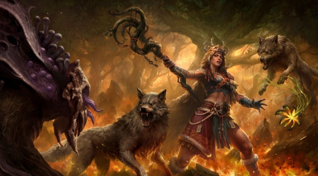 Diablo Immortal Druid promotional image