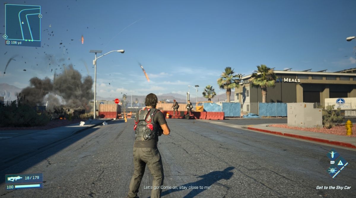 Enemy Car Glitch in MindsEye