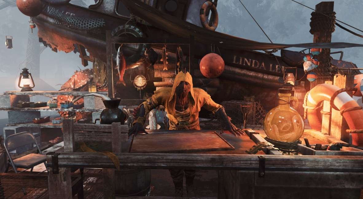 Fallout 76 fishing update  key art for "Gone Fission"