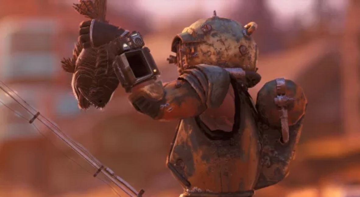 Fallout 76 fishing update  key art for "Gone Fission"