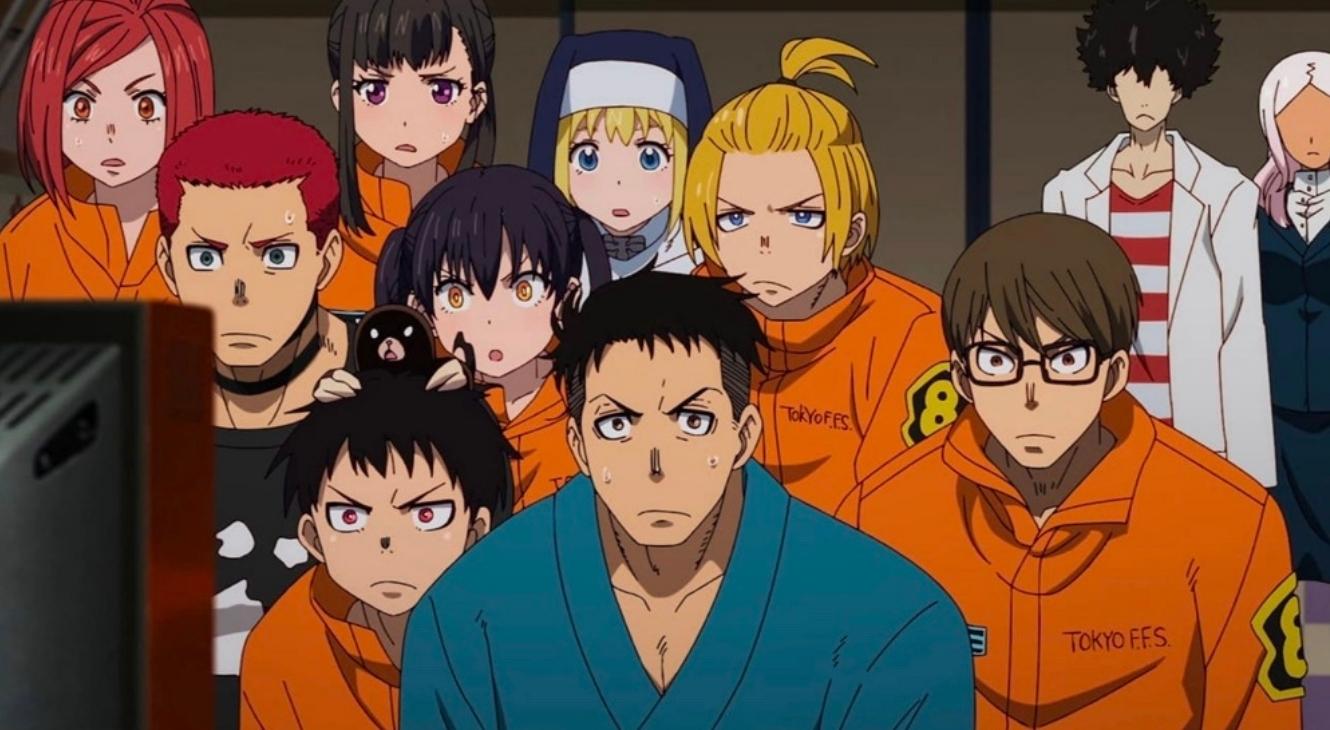 A still from Fire Force Season 3 Episode 12