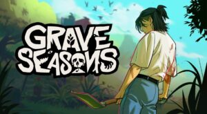 ‘Grave Seasons’ Is Coming For The True Crime Girlies Grave Seasons key art from Perfect Garbage and Blumhouse Games