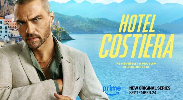 Jess Williams in Hotel Costiera key art from Prime Video