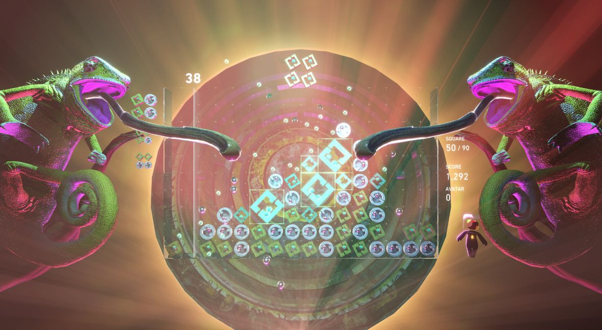 Lumines Arise promotional image from Enhance Games