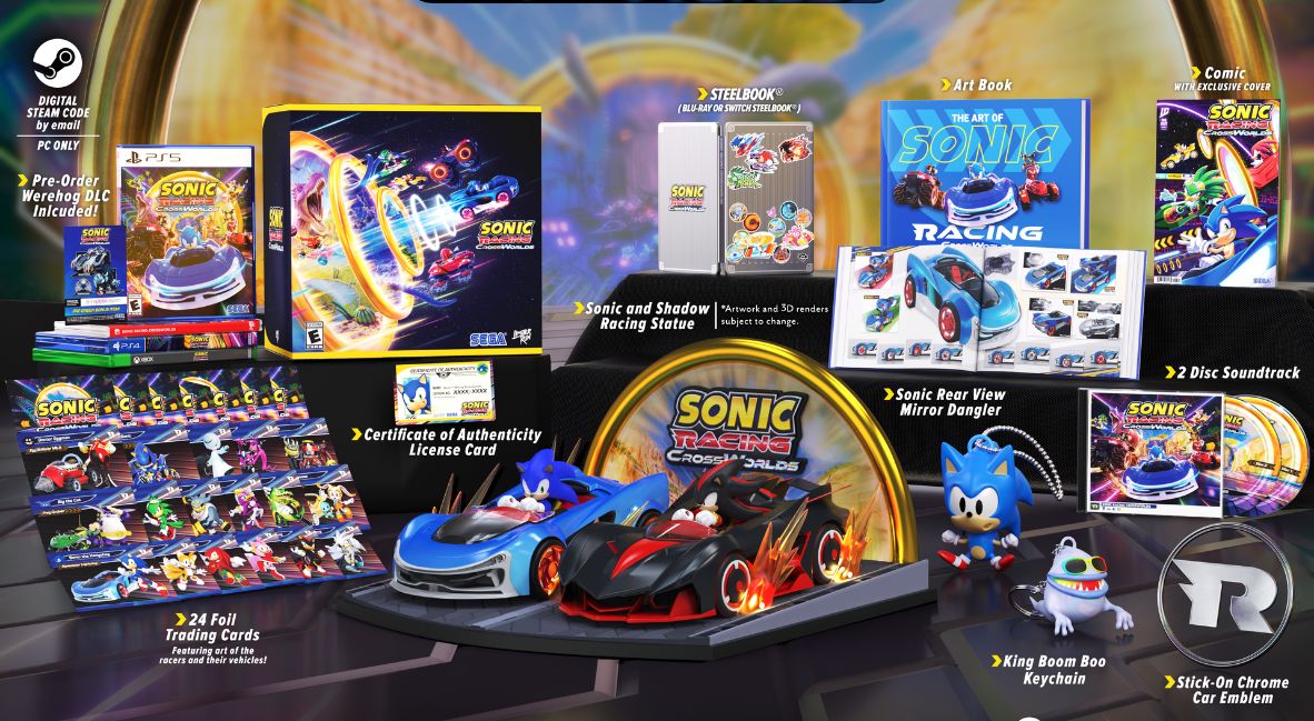 Sonic Racing CrossWorlds Key art