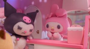 LE SSERAFIM Teams Up With Sanrio For My Melody & Kuromi Netflix Series, Drops Adorable Trailer My Melody & Kuromi promotional images from Netflix